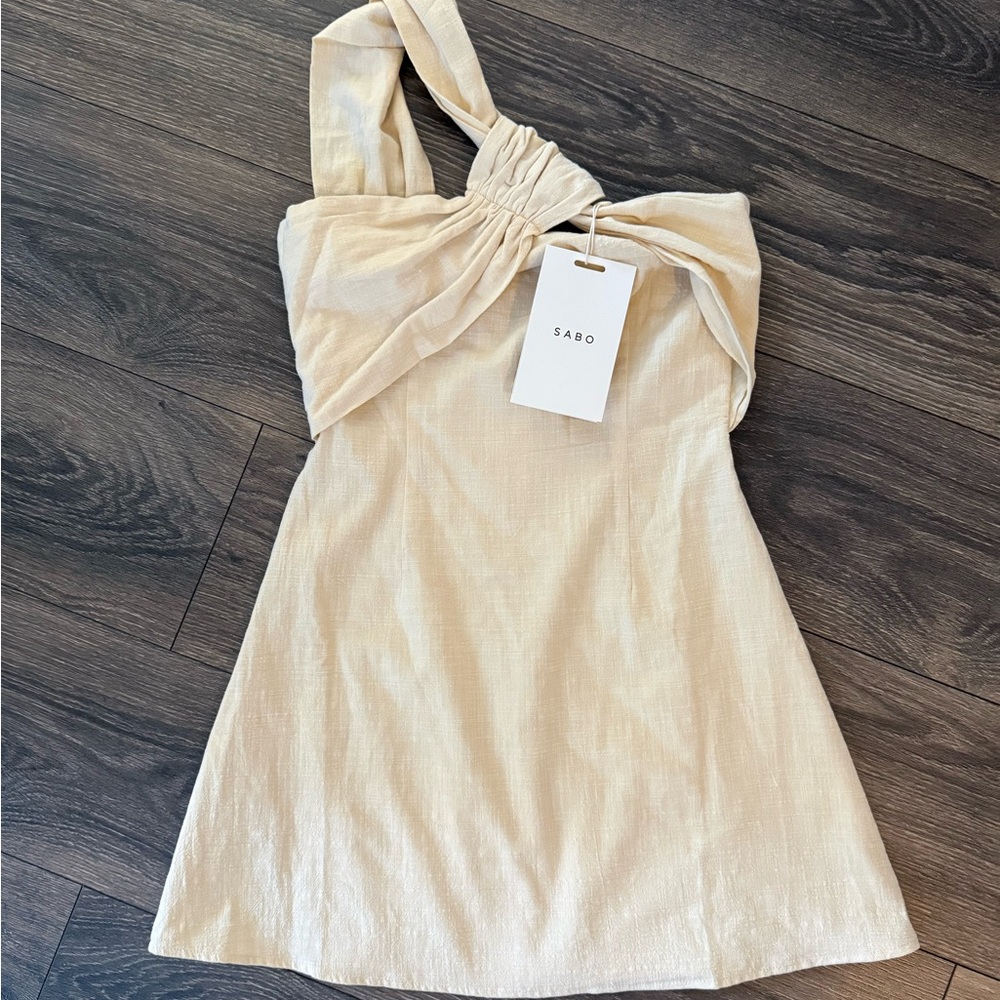 Sabo Skirt Dimmi Dress in Beige NWT! - Picture 3 of 3